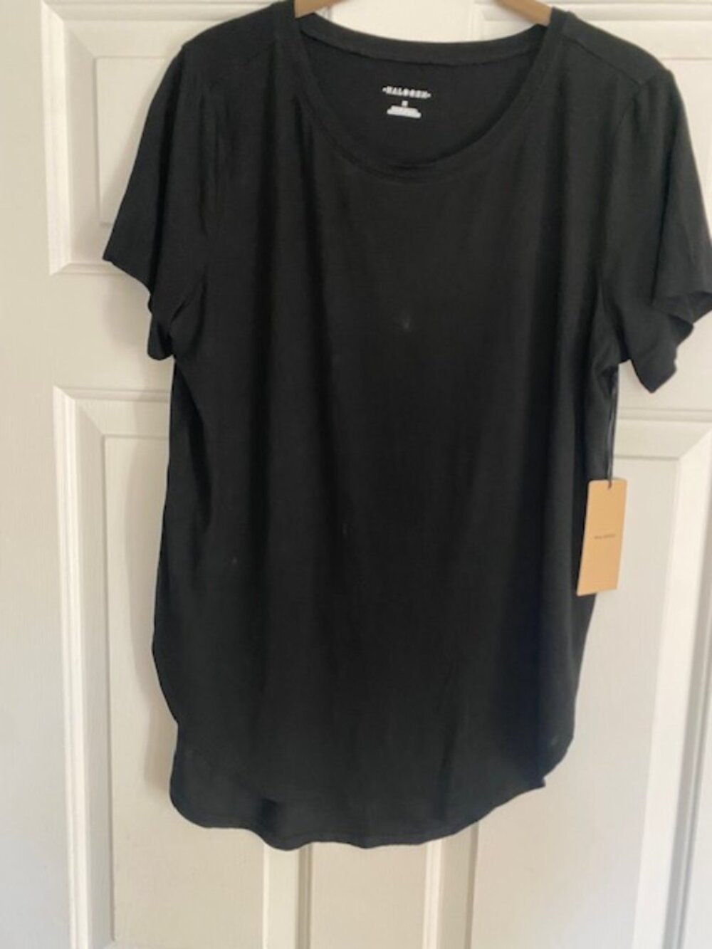 Halogen rayon-blend tunic T shirt